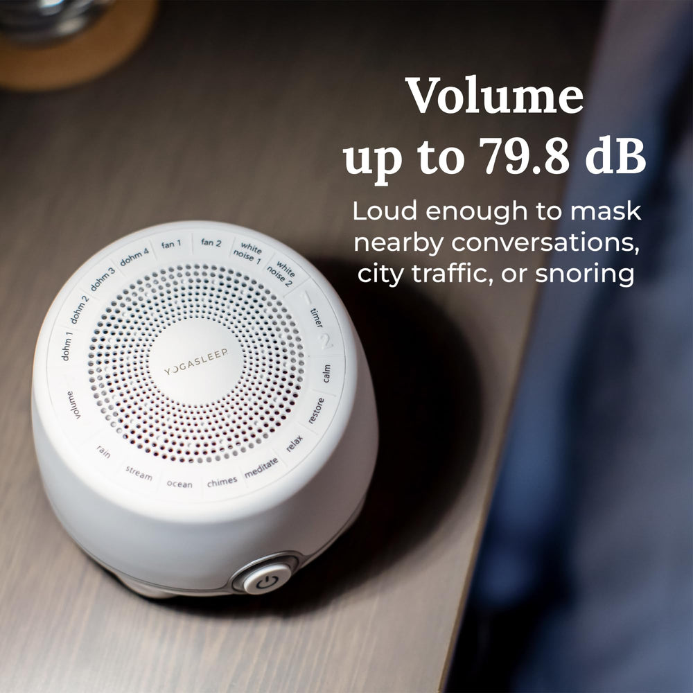 Yogasleep Whish multiple sounds offer nature and music options for relaxation.