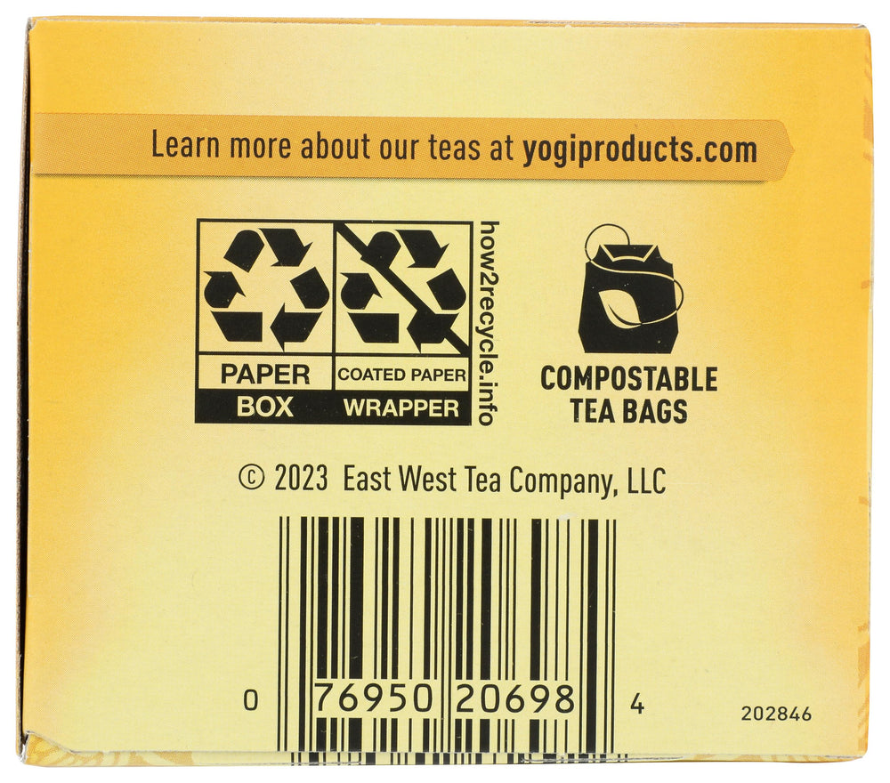 YOGI TEA Sweet Clementine Stress Support ready-to-serve cup.