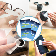 Toallitas para visor de protección Yogo Vision: evita empañamiento en protección facial.