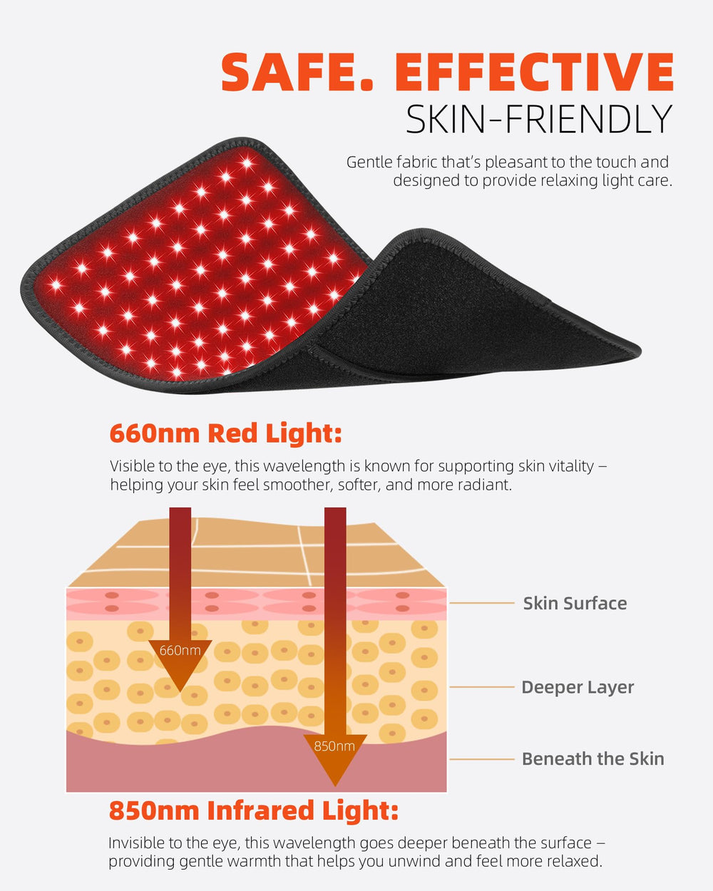 YOHOTESION soft skin-friendly material suitable for family use