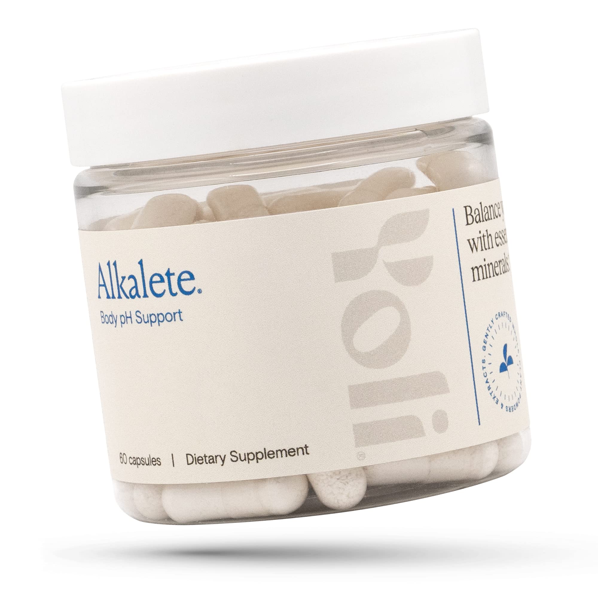 Yoli Alkalete bottle front highlighting minerals for daily wellness