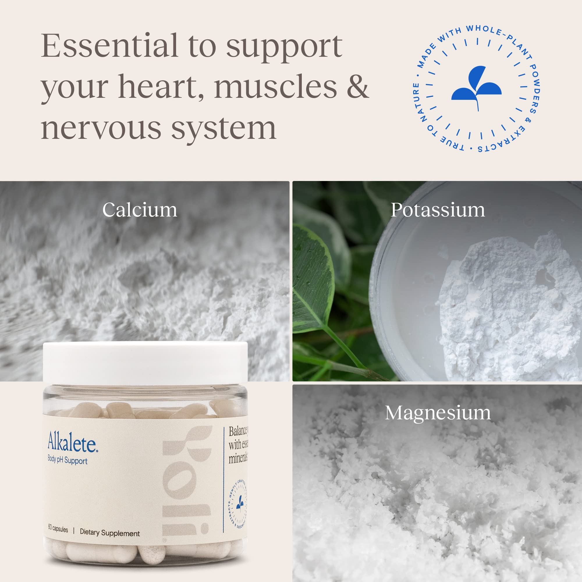 Yoli Alkalete packaging box showcasing the mineral formula for daily nutrition