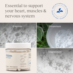 Yoli Alkalete packaging box showcasing the mineral formula for daily nutrition