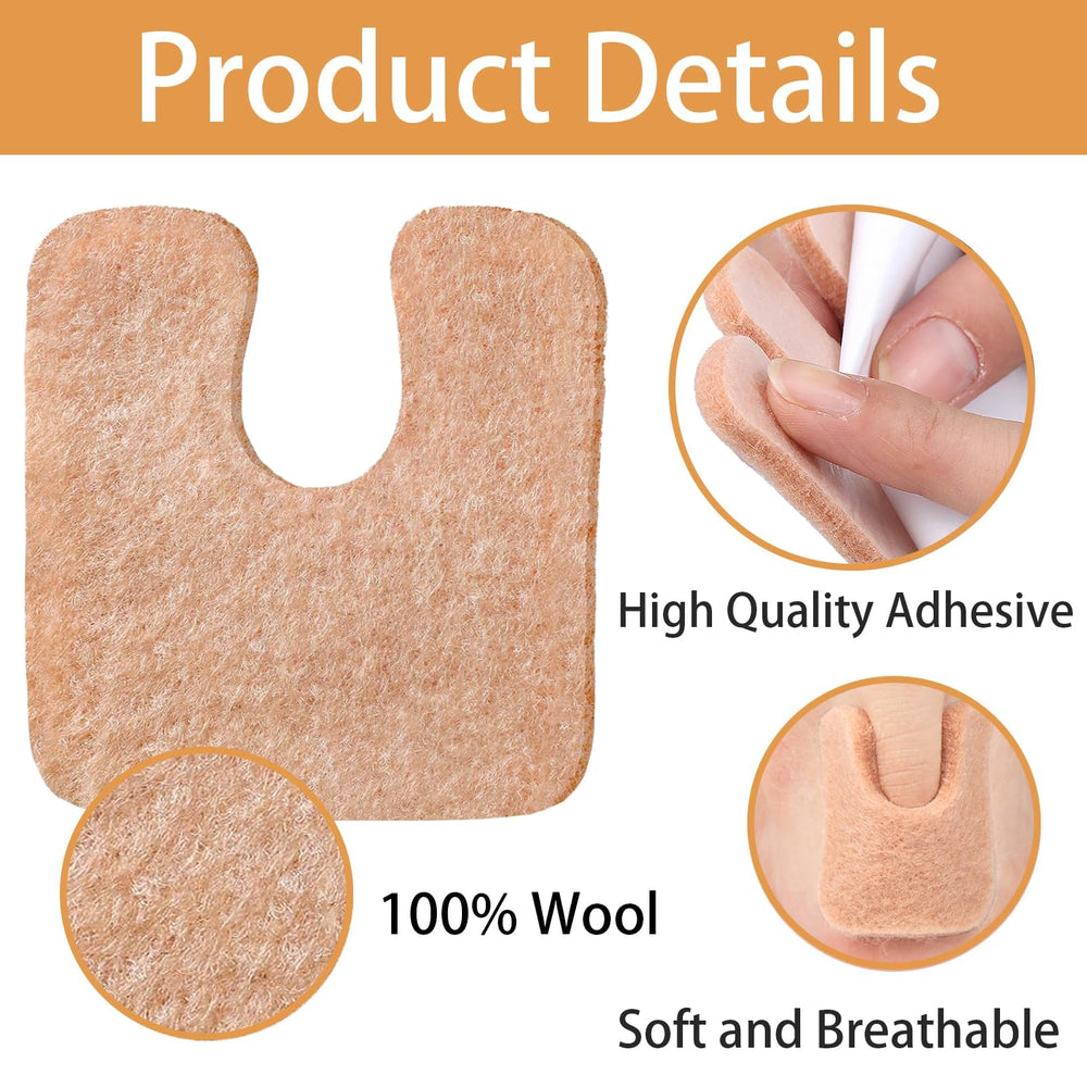 YOLLVKOT footwear-friendly padding fits most shoes for daily comfort