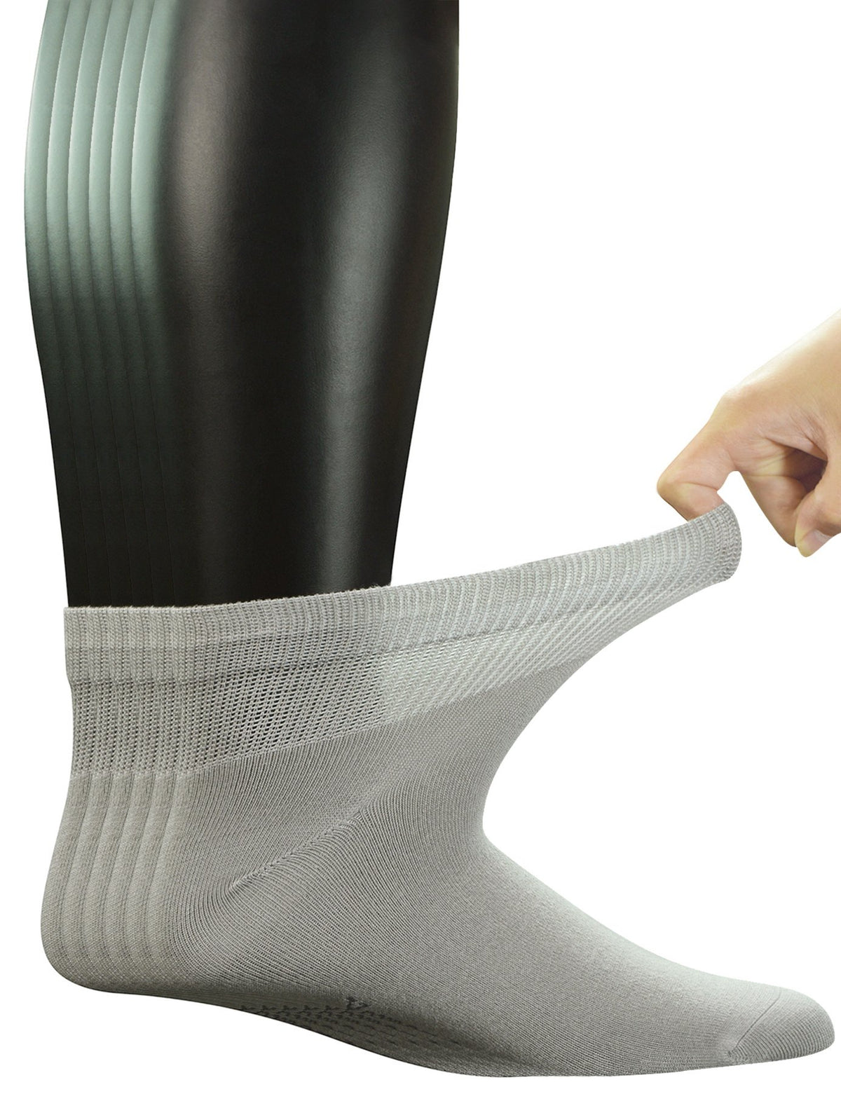 Yomandamor seamless toe sock for irritation-free daily wear.