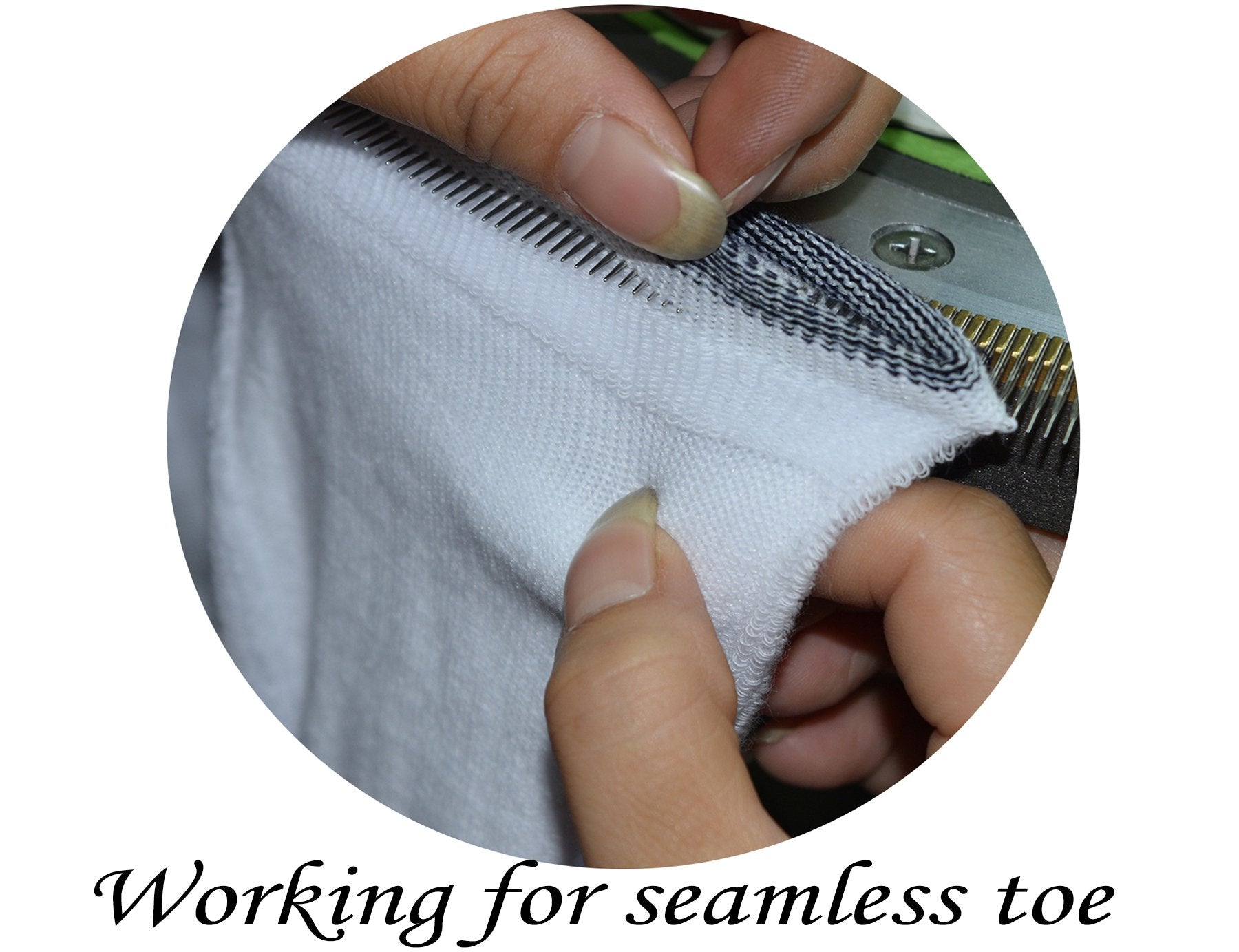 Yomandamor non-binding top sock stays up without marks.