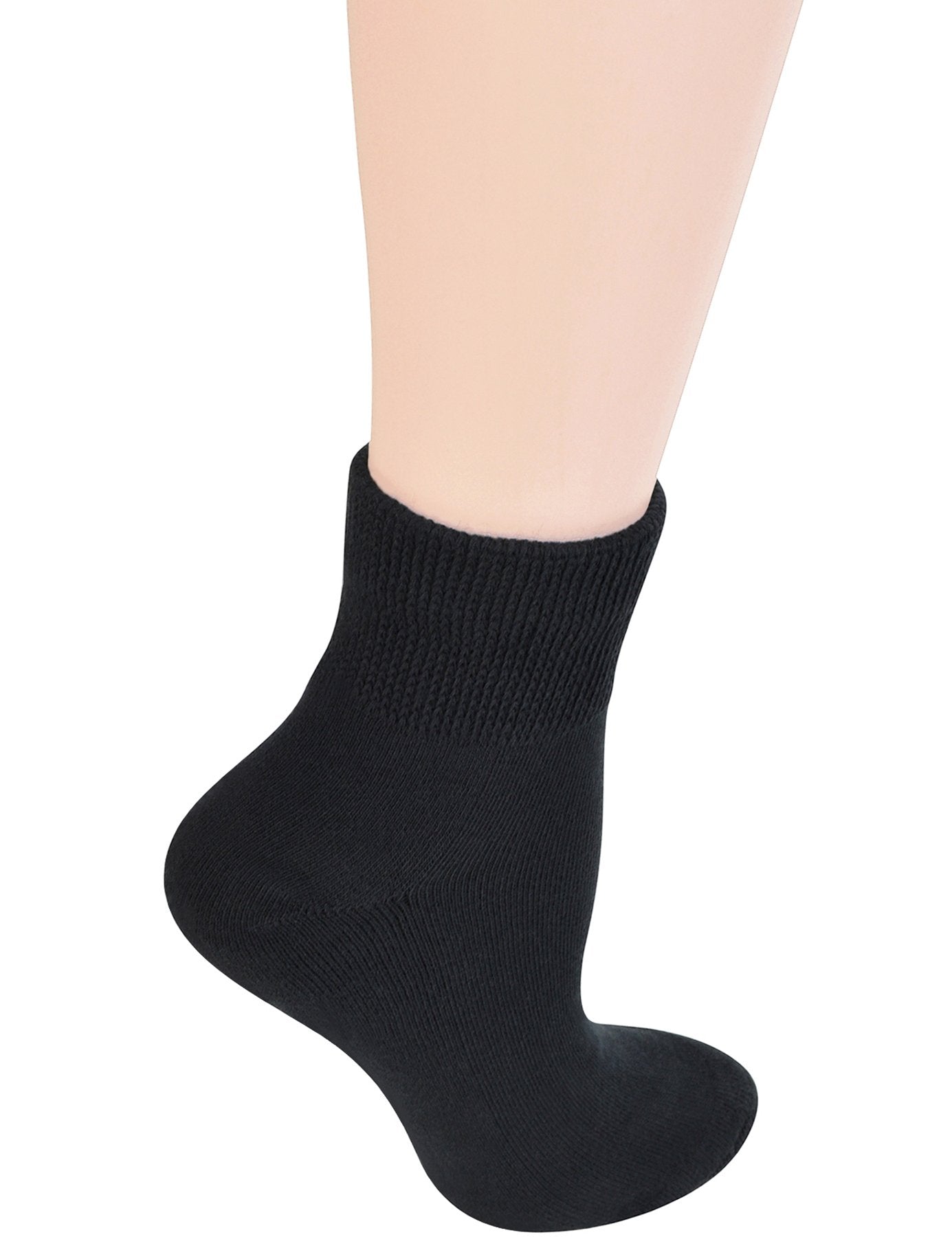 Yomandamor reinforced heel and toe provide durable support for sensitive feet.