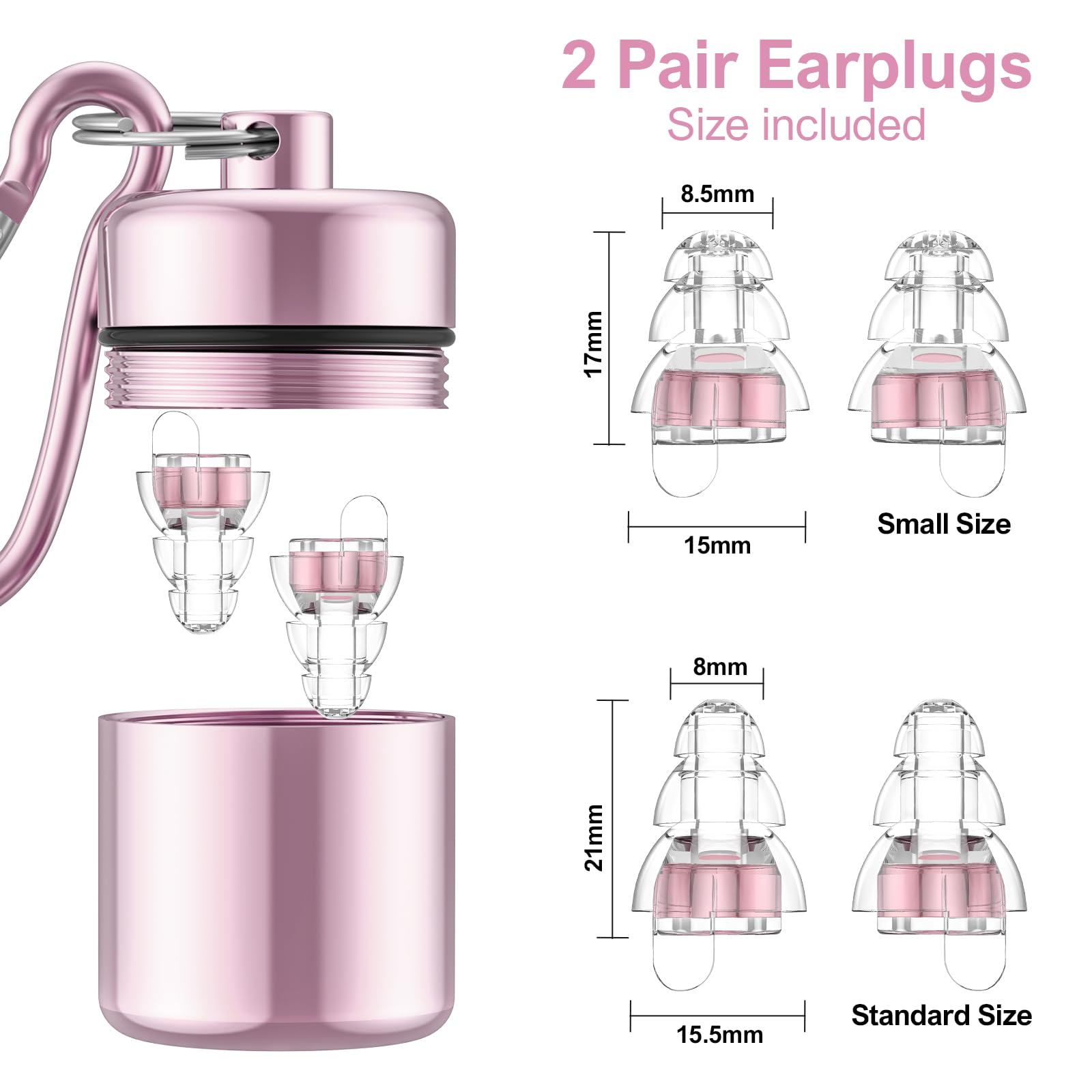 YomauiYee soft silicone earplugs offer a comfortable ergonomic fit.