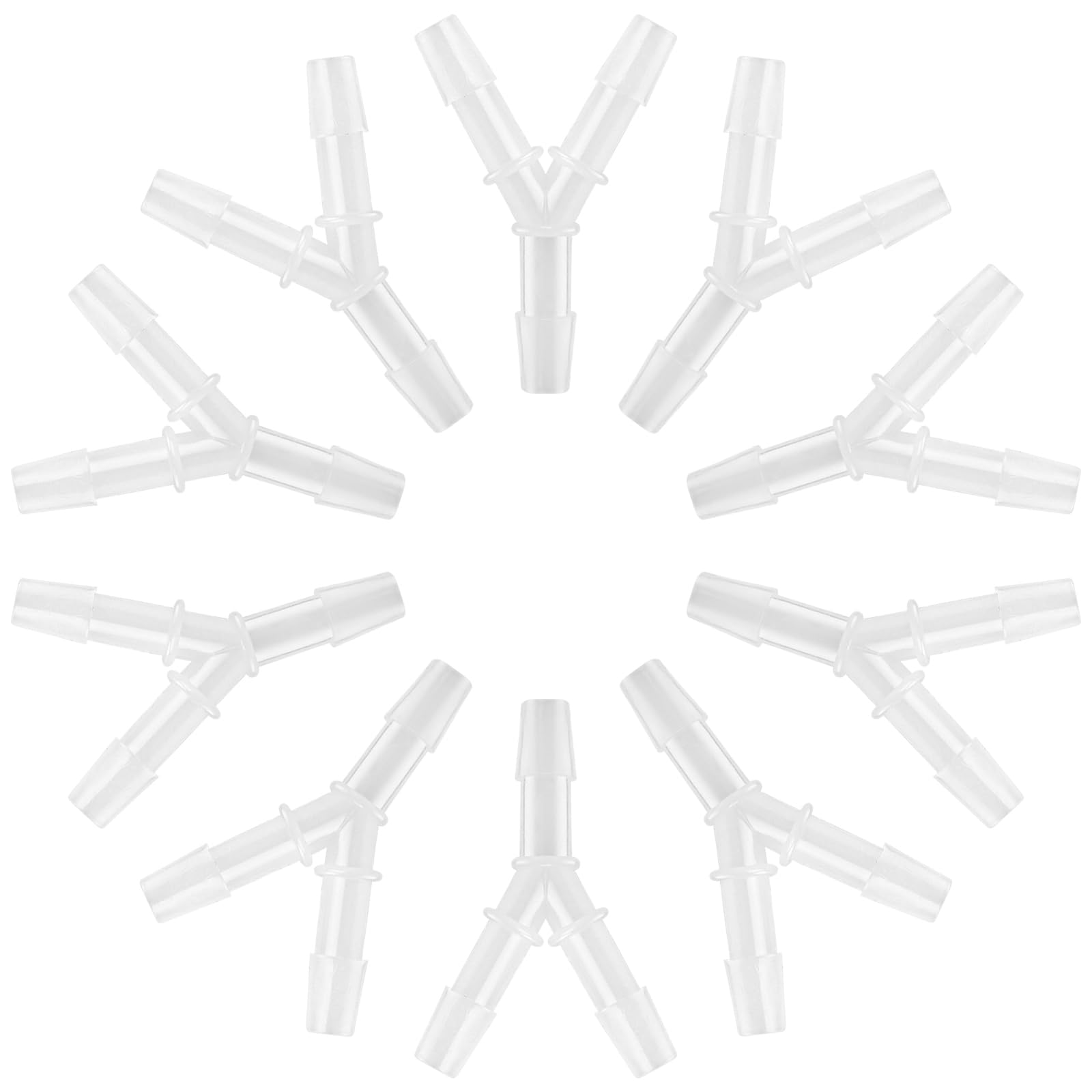 YONCOZY Y Splitter Connector 10-pack for quick dual-line oxygen delivery at home.