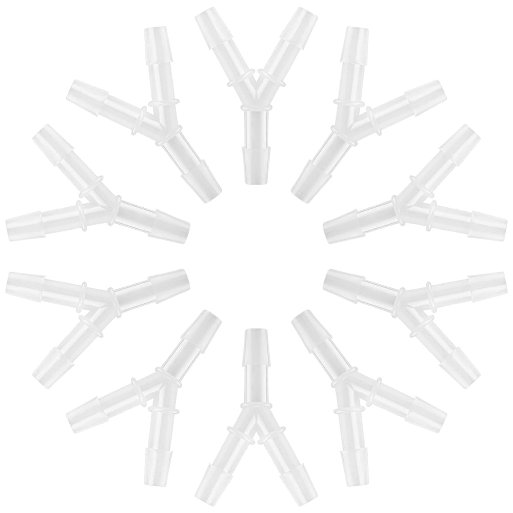 YONCOZY Y Splitter Connector 10-pack for quick dual-line oxygen delivery at home.