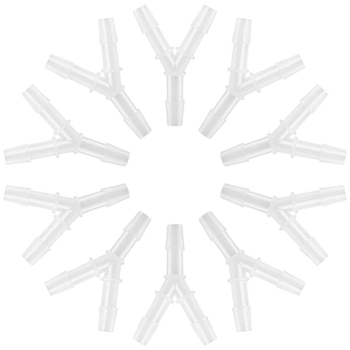 YONCOZY Y Splitter Connector 10-pack for quick dual-line oxygen delivery at home.