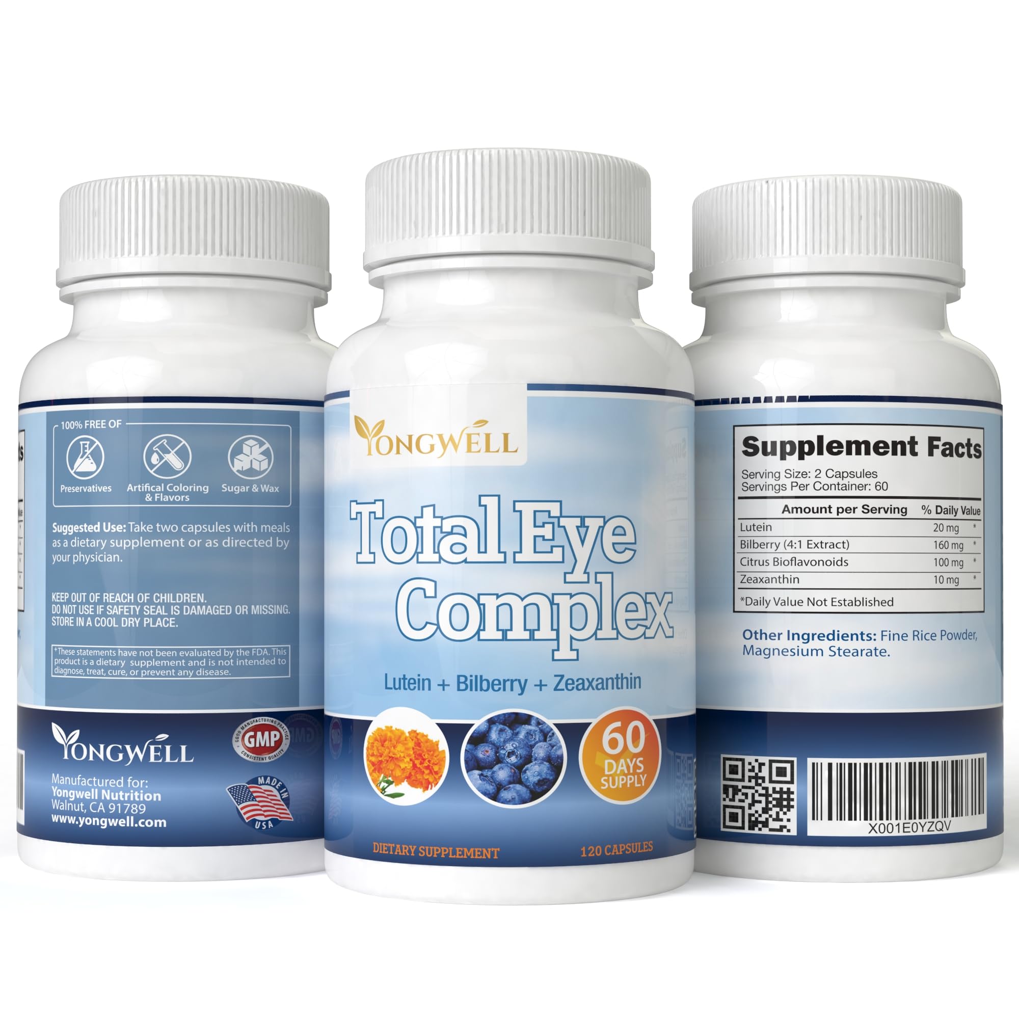 YongWell Total Eye Complex daily use scene implies convenient ongoing eye support.