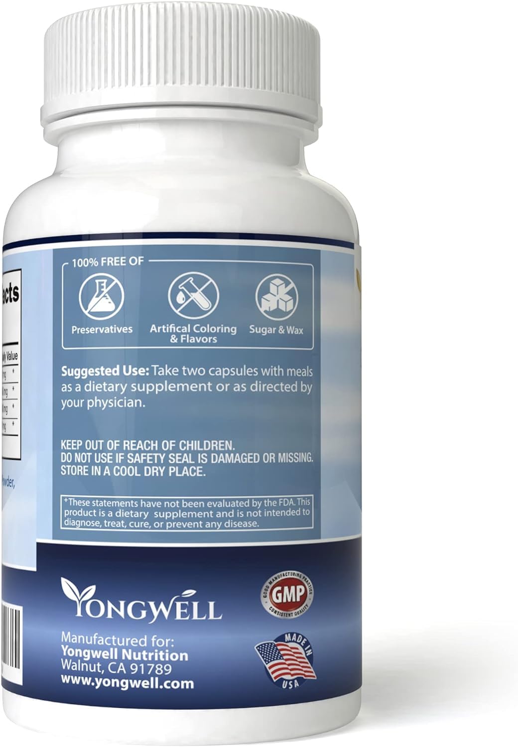 YongWell Total Eye Complex packaging shot conveys premium ingredients and purity.