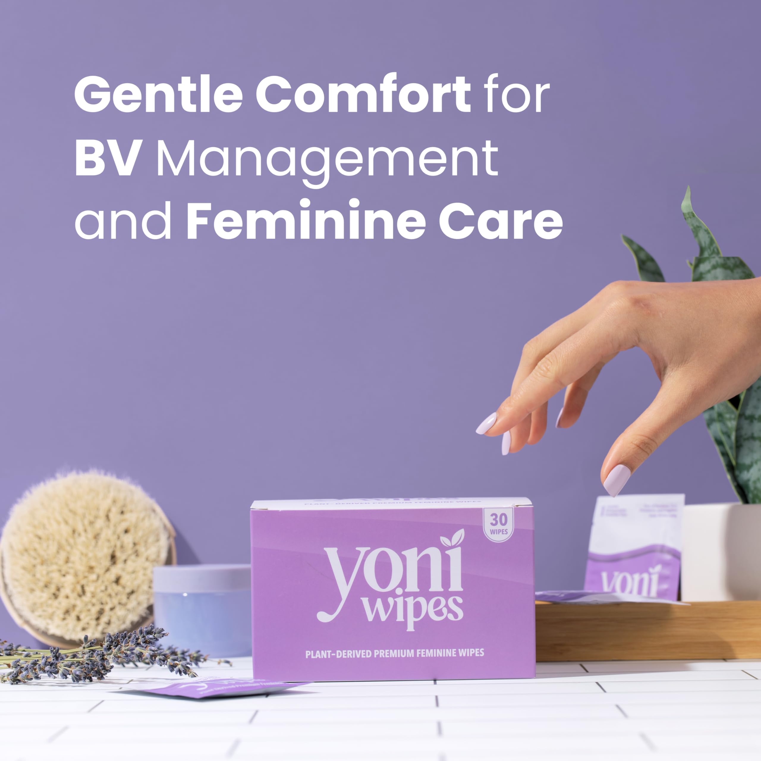 Yoni Wipes flushable design supports easy disposal after use.