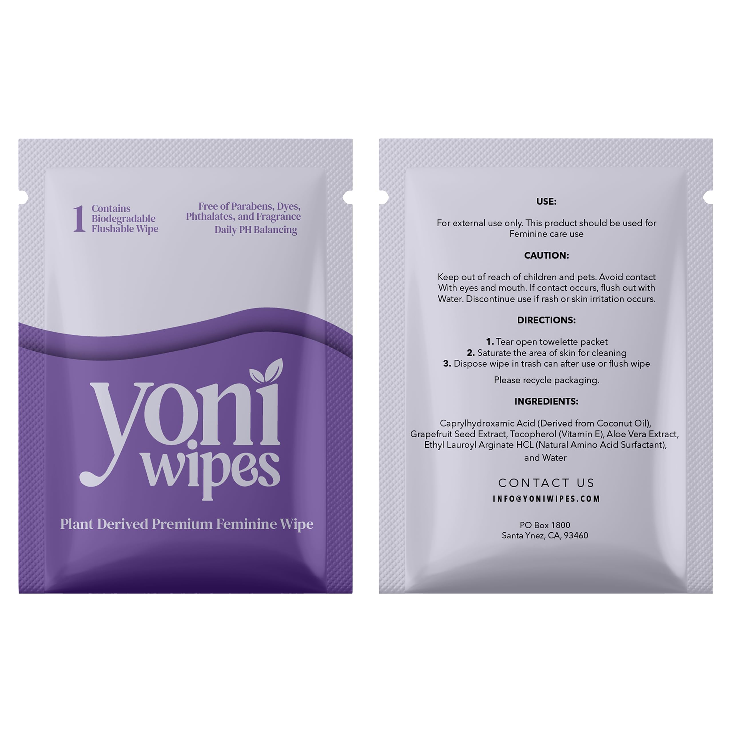 Yoni Wipes on-the-go refresh for quick cleansing anytime.