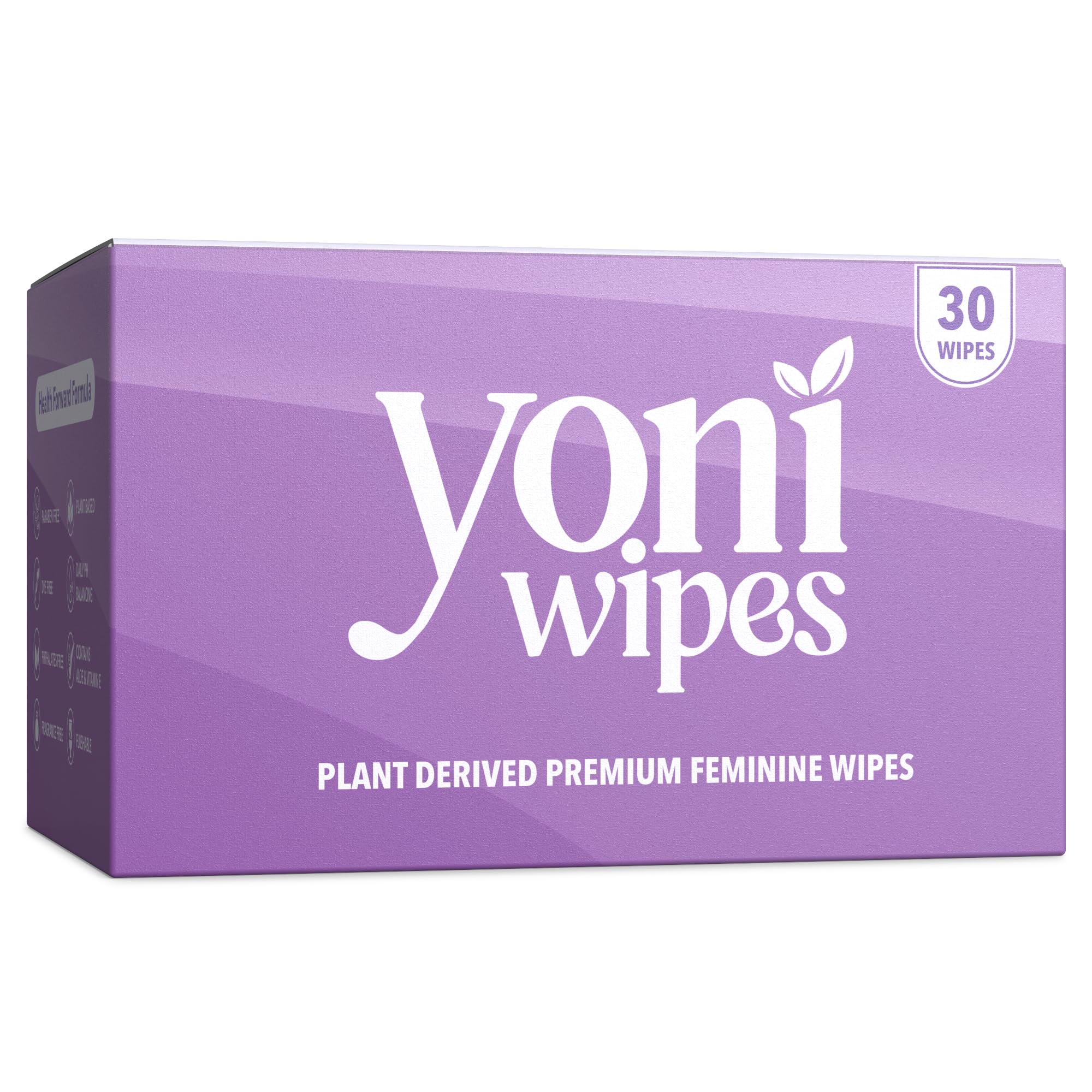 Yoni Wipes travel pack with individually wrapped wipes for on-the-go freshness.