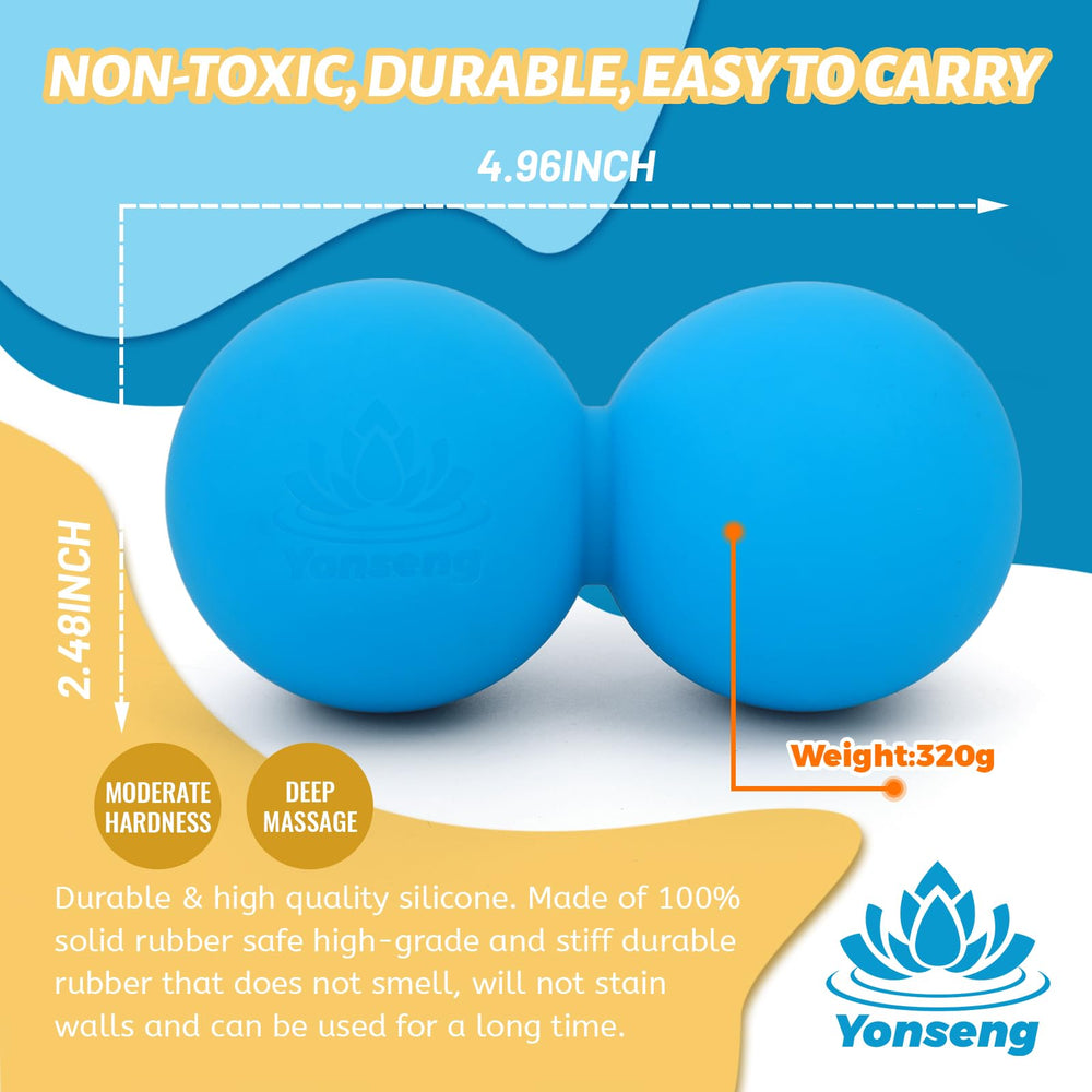 Bola de masaje Yonseng, goma duradera y sin olor