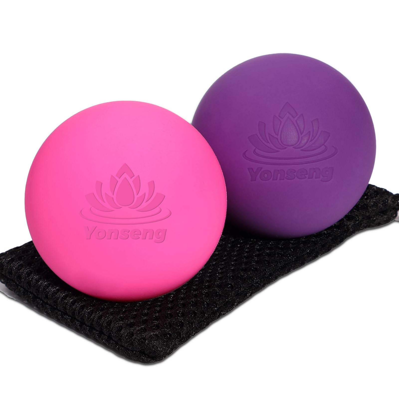 Bolas de masaje Yonseng, juego de dos, liberación miofascial en casa.