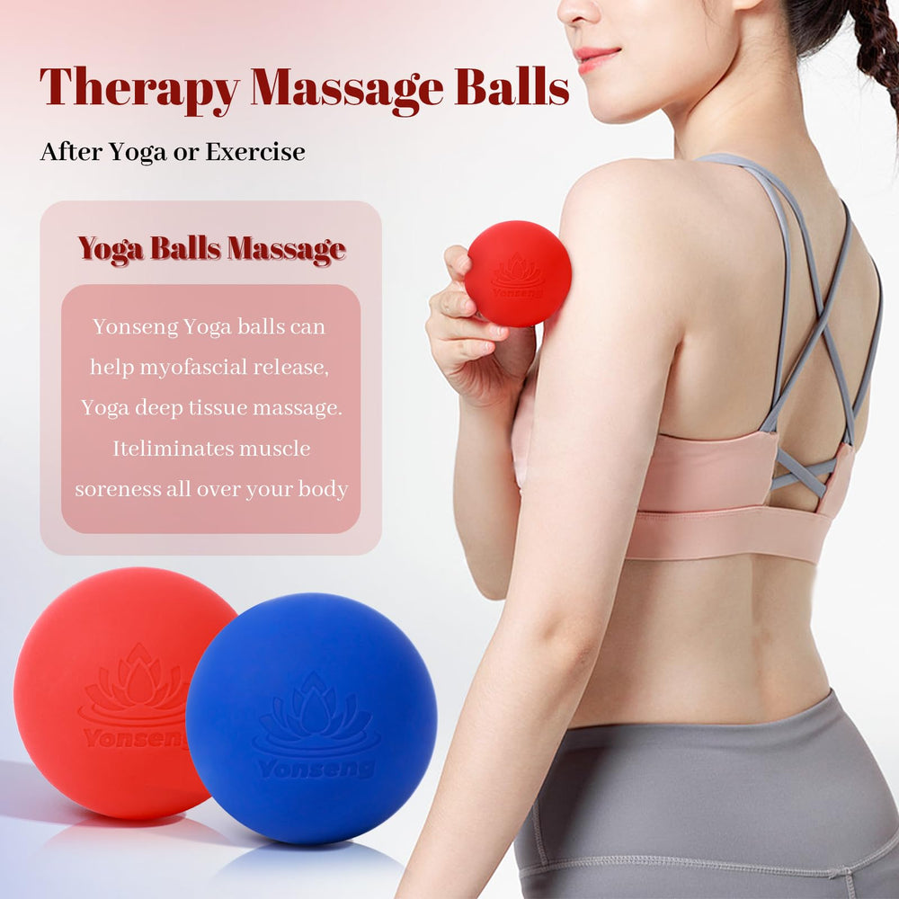 Yonseng portable mesh bag with balls for on-the-go therapy sessions.
