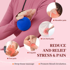 Yonseng self-myofascial release tool demonstrating body-weight massage technique.