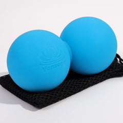Bola Yonseng doble lacrosse con bolsa de malla para auto liberación miofascial