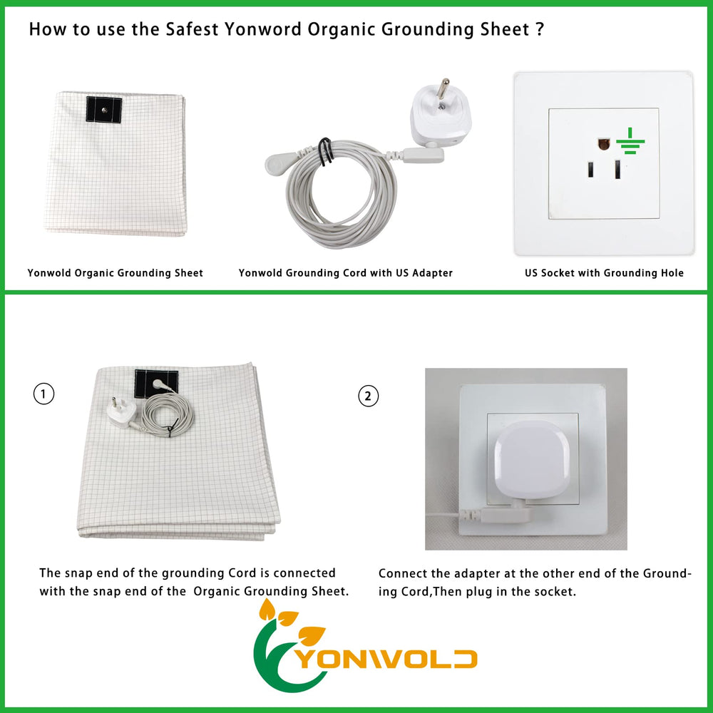 Yonwold 27x52 inch grounding sheet placed on bed for easy setup.
