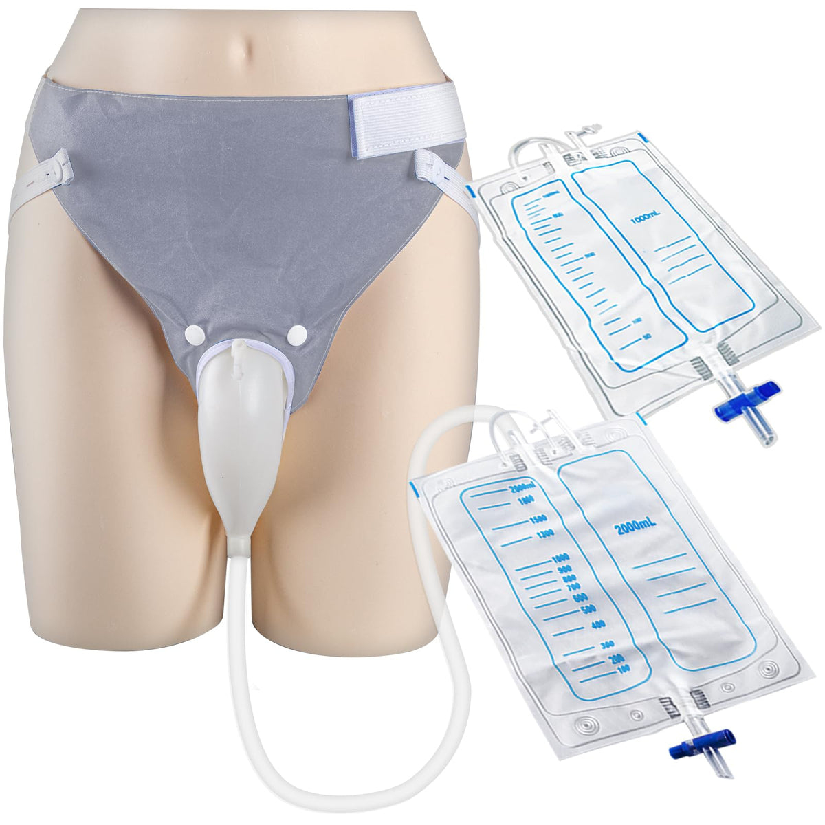 YOOGUSTO wearable urine collector capsule; soft silicone for daily comfort