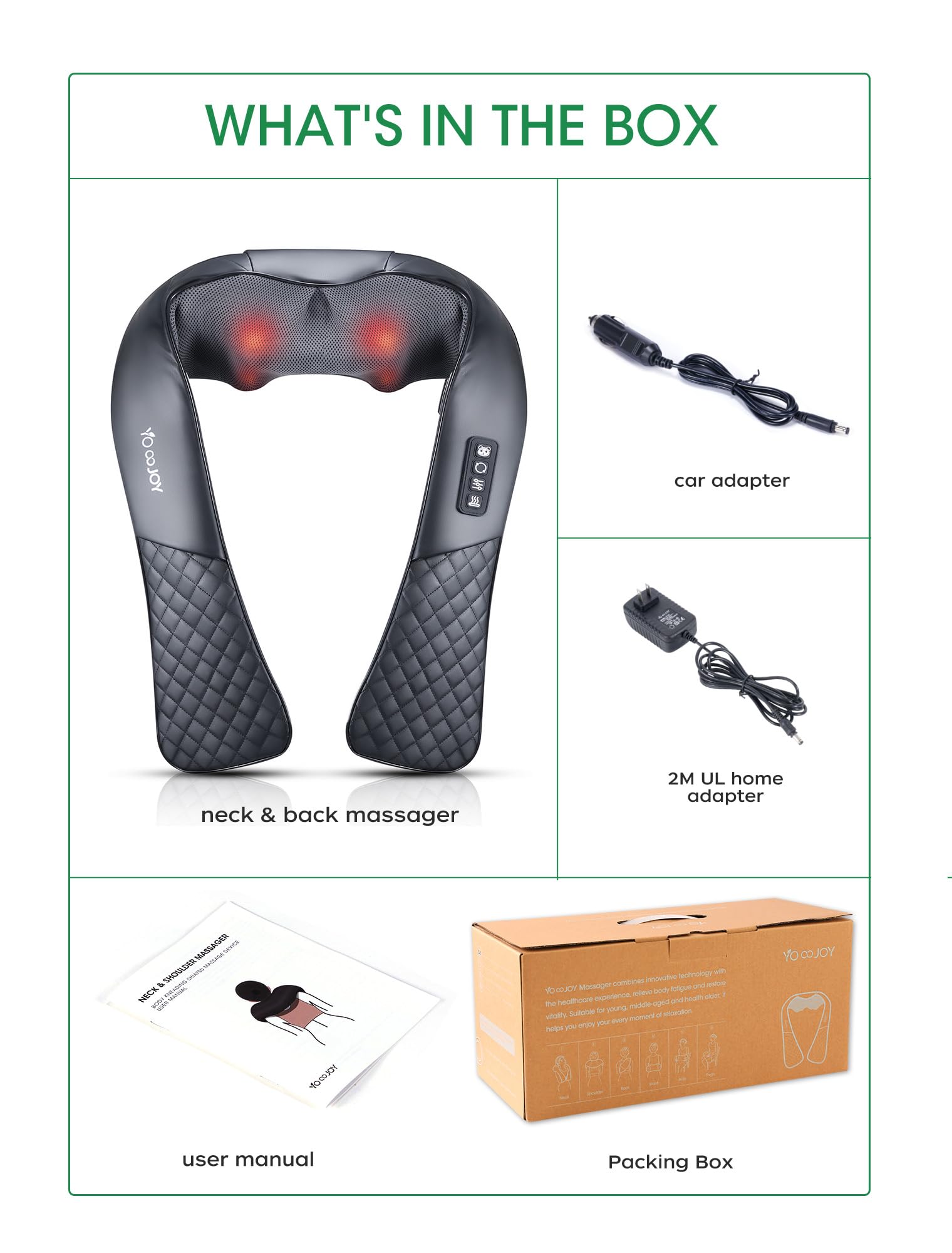 YoooJOY massage device supports post-workout recovery and daily relief