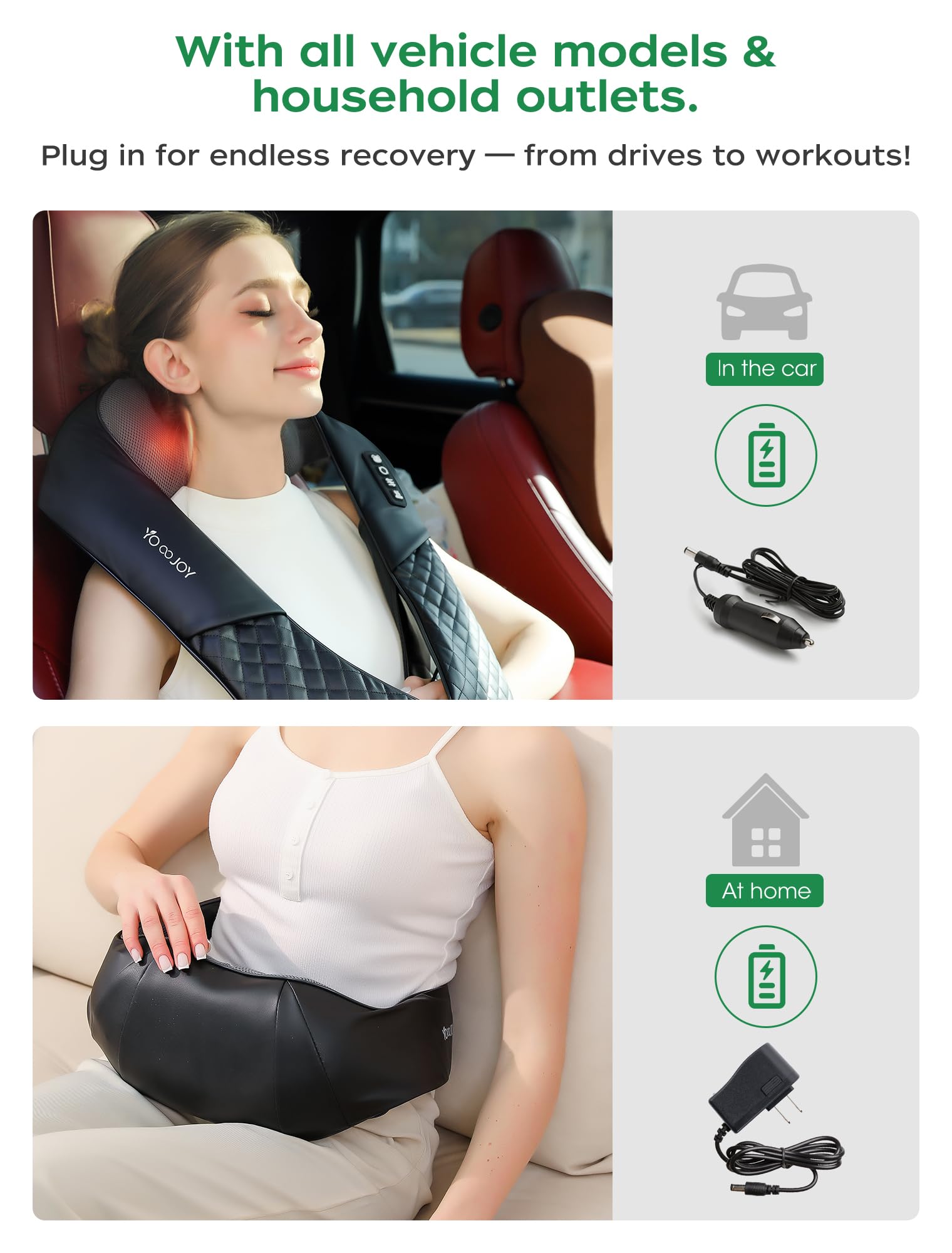 YoooJOY premium PU leather and breathable mesh construction