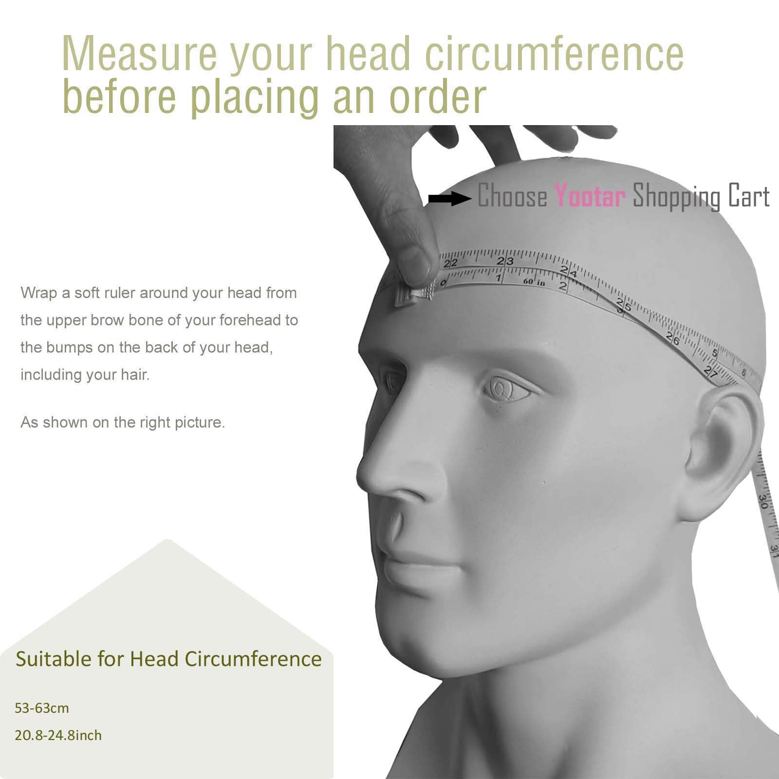 Yootar CPAP chin strap secured on head with Velcro for comfort.
