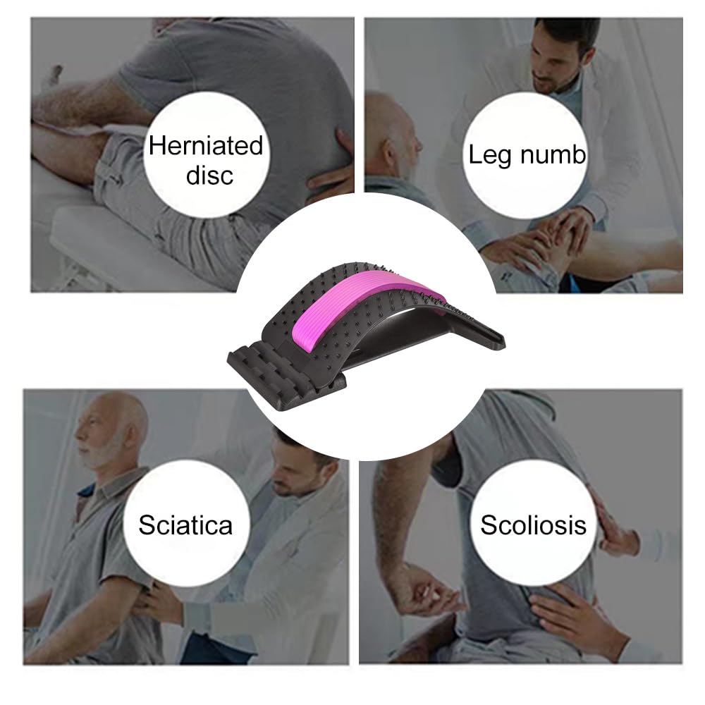 YooYuan estirador de espalda baja con 4 niveles para distintos usos