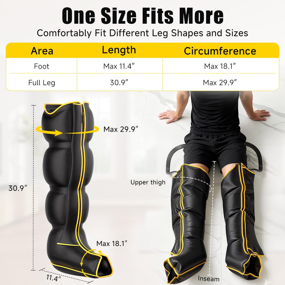 Yopast leg massager thigh focus supports full-leg recovery