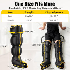 Yopast leg massager thigh focus supports full-leg recovery