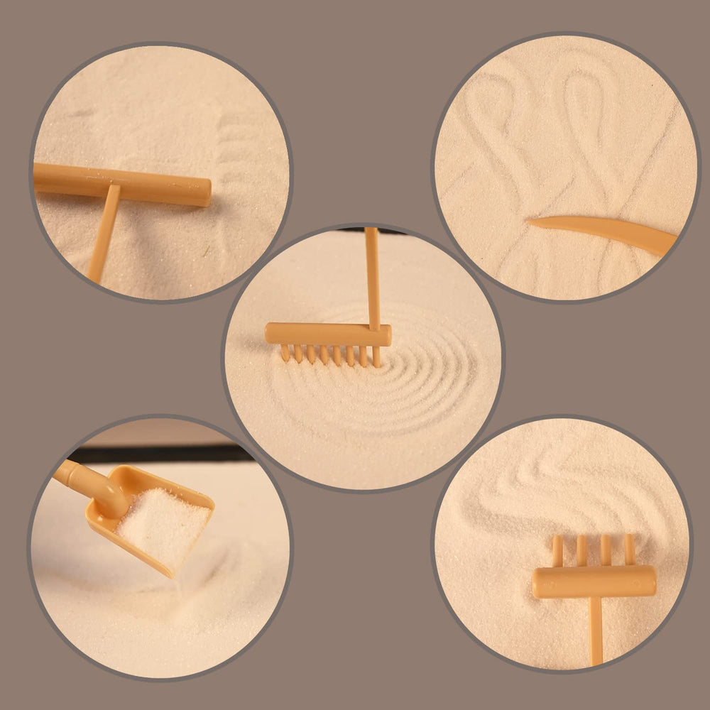 Yoquare Mini Zen Garden gift-set-packaging ready for gifting.