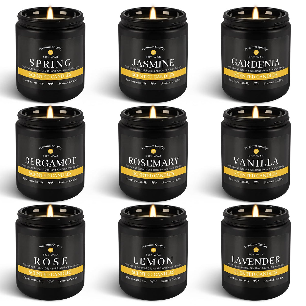 YOROXRG 9Pack mint candle for refreshing living spaces.