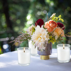 YOROXRG hand-poured unscented votive candle for romance