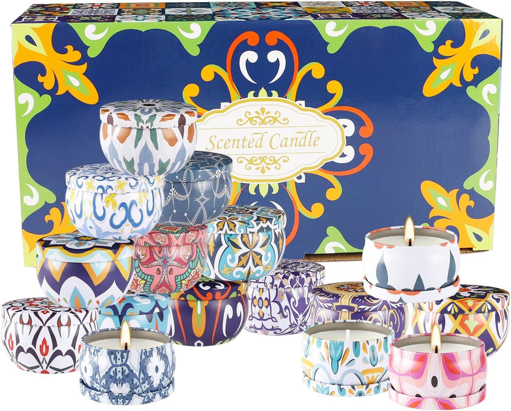 YOROXRG reusable candle jars double as decorative storage after burning.