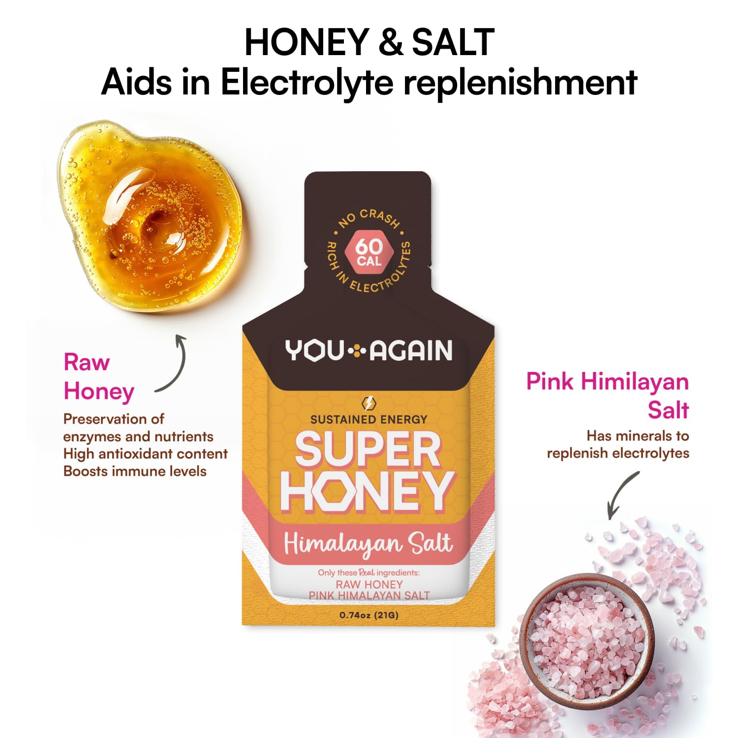 Close-up of creamed honey texture in You Again Gel.