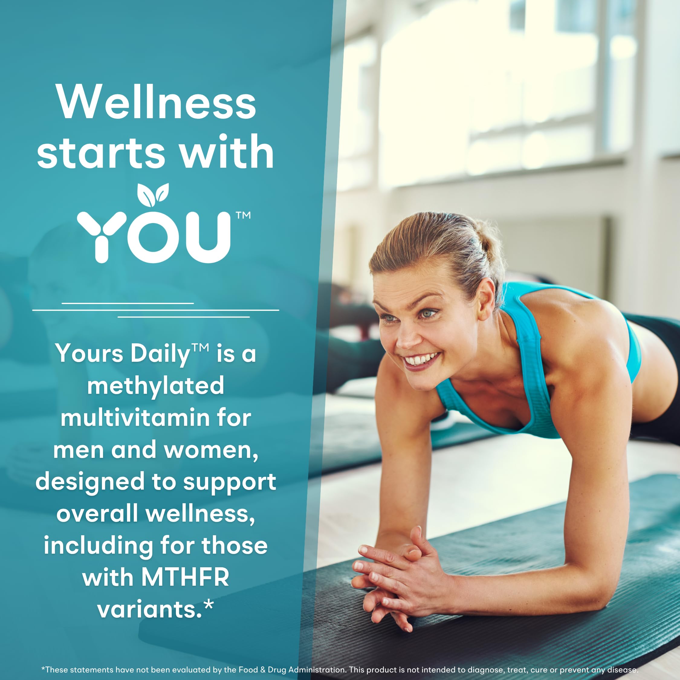 You Vites methylated multivitamin capsules on table ready for daily use.