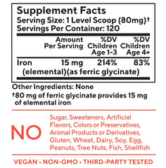 You+yours tasteless iron kids bottle pour shows easy dosing