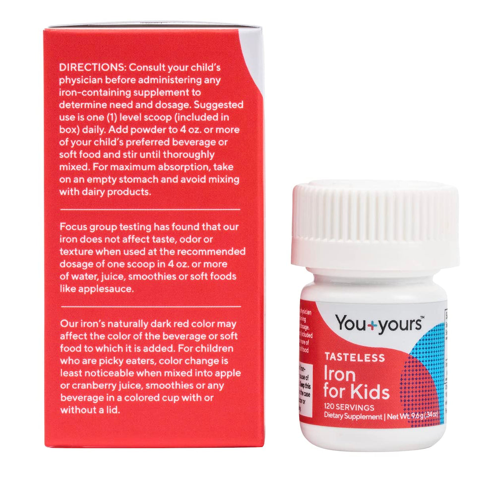 You+yours tasteless iron measuring spoon helps accurate dosing
