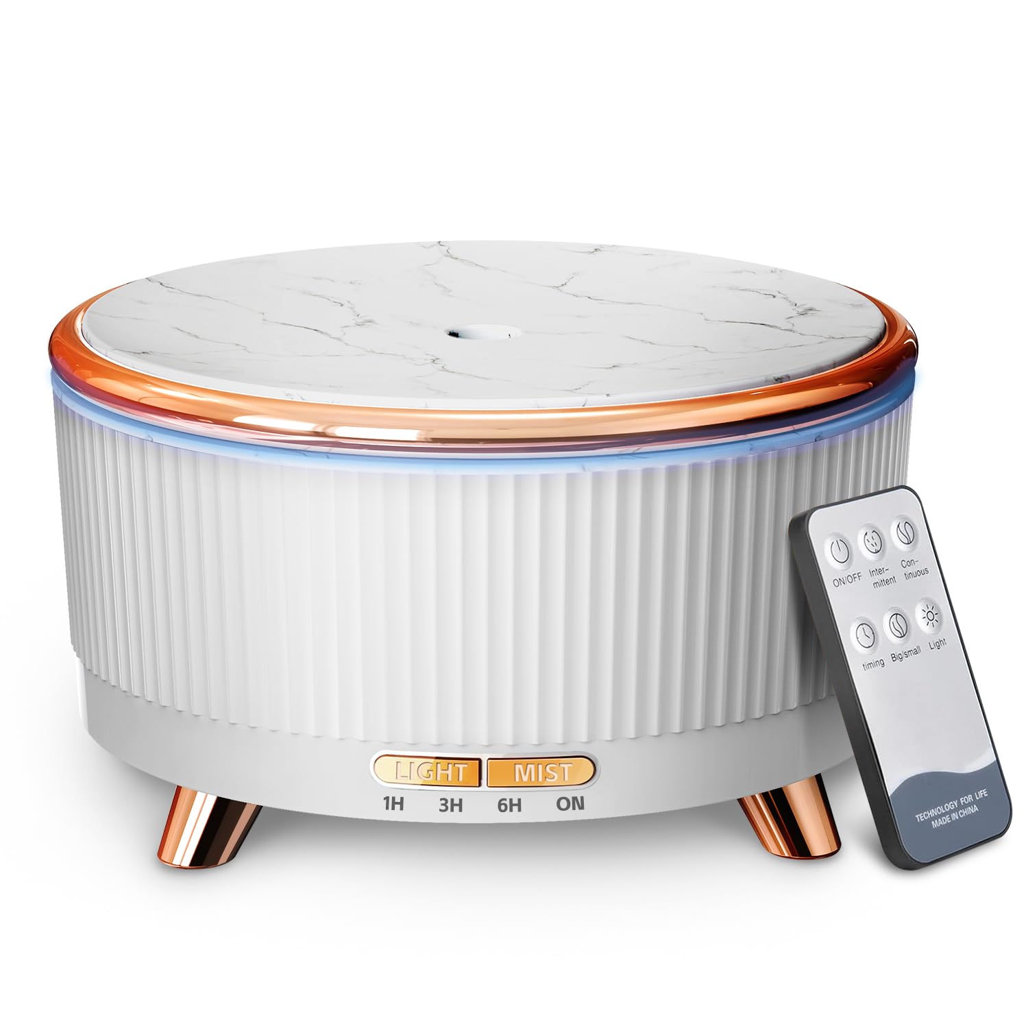 YOUENKITY 500ml diffuser front view with ambient light for calm rooms