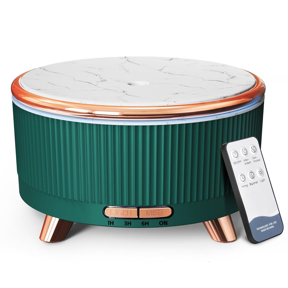YOUENKITY 500ml diffuser front view for room coverage and quiet operation.