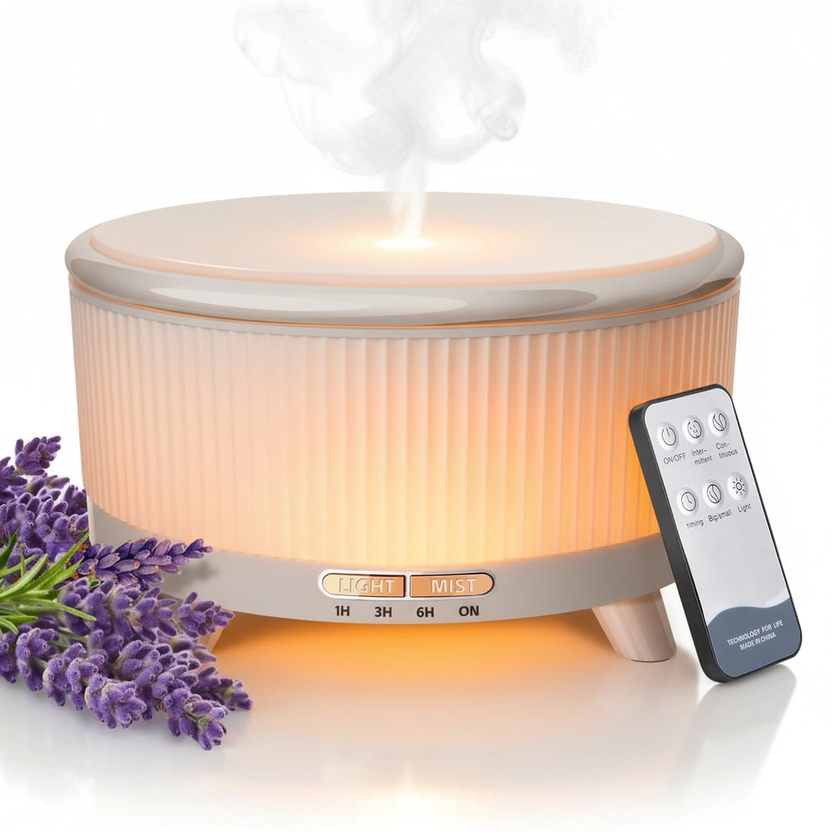 YOUENKITY 500ML diffuser front view suitable for ambient aromatherapy at home.