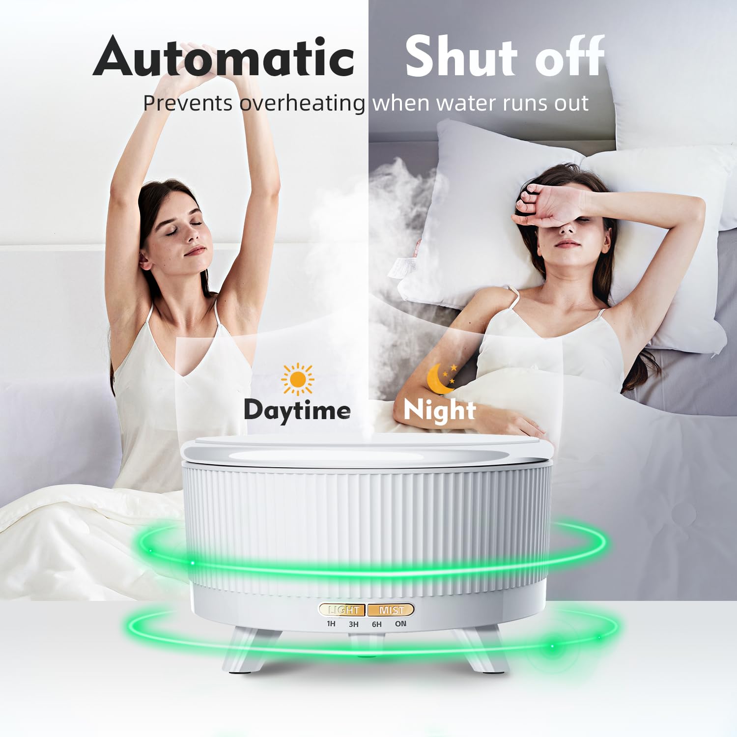 YOUENKITY diffuser mist nozzle close-up for quiet, subtle fragrance release.