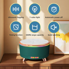 YOUENKITY diffuser with remote control for easy mist customization.