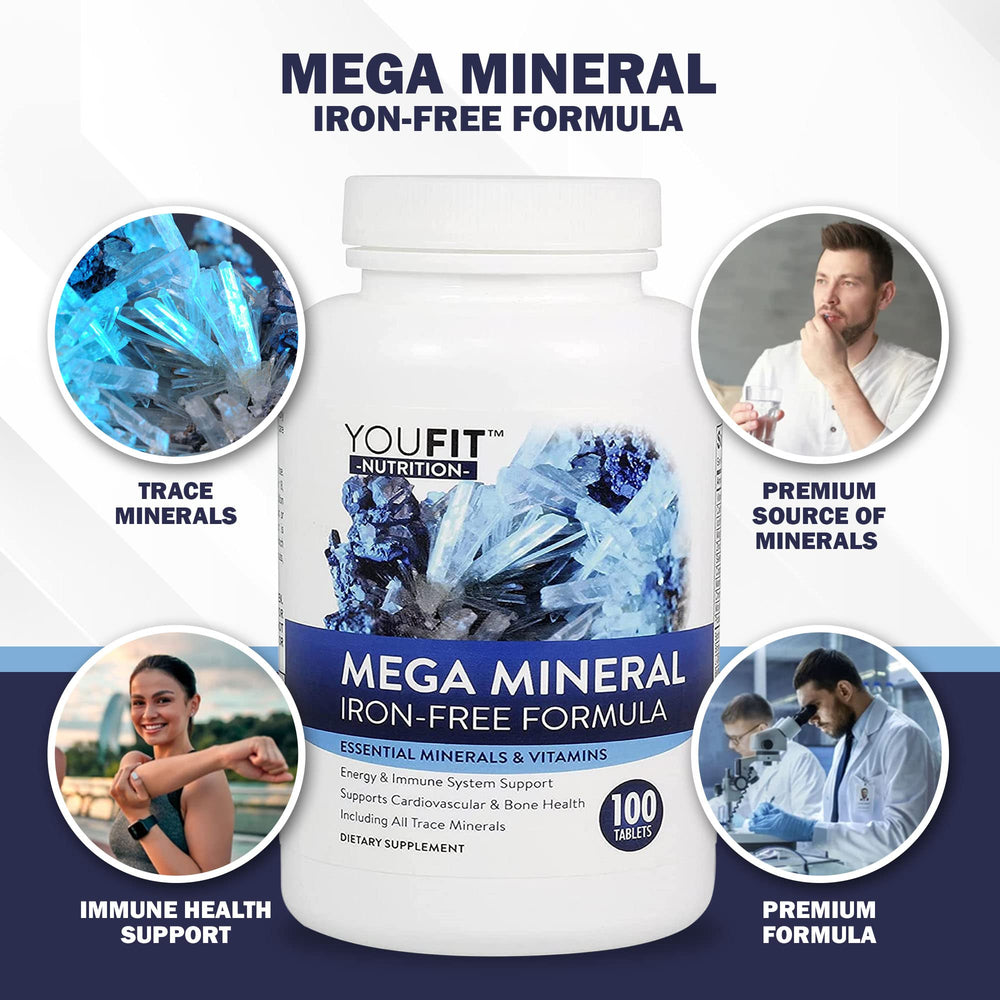 YouFit Mega Minerals capsules for daily mineral support
