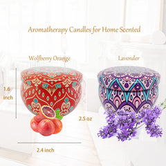 YouLain Wolfberry Orange Tin Candle delivers bright, uplifting fragrance.