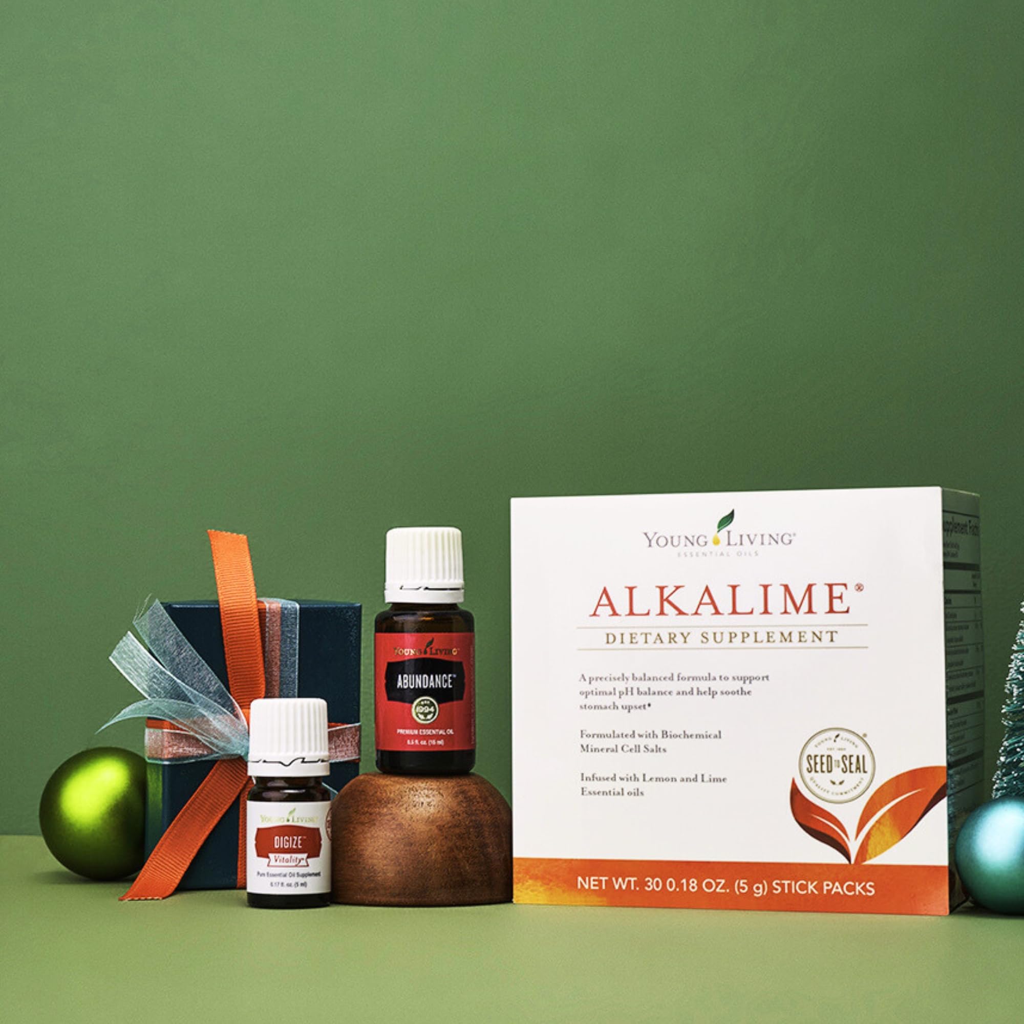 Young Living AlkaLime Stick Packs citrus aroma close up for flavor