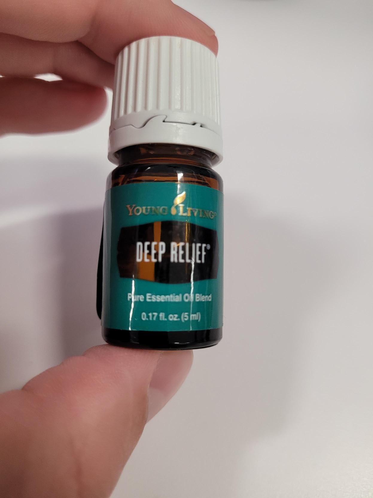 Young Living Deep Relief travel-friendly bottle for on-the-go relief